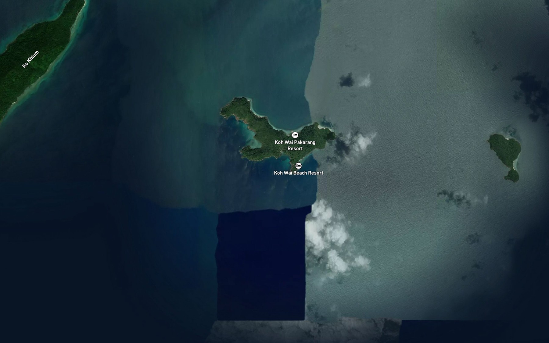Satellite map of the Ao Ta Ho