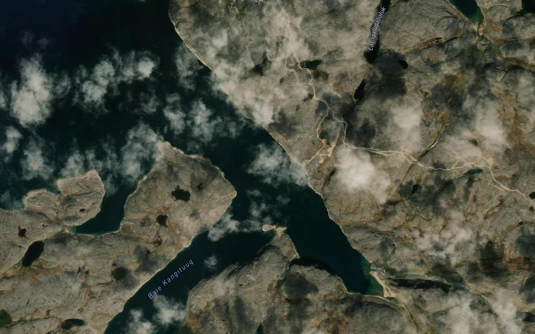 Satellite map of the Baie Narruniq