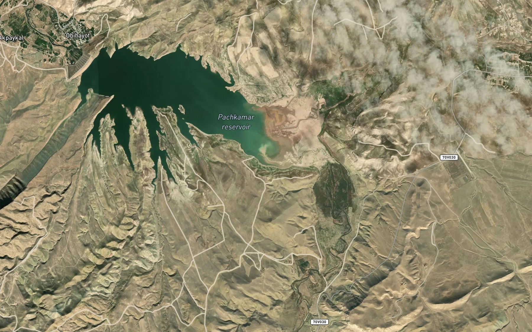 Satellite map of the Pachkamar Suv Ombori