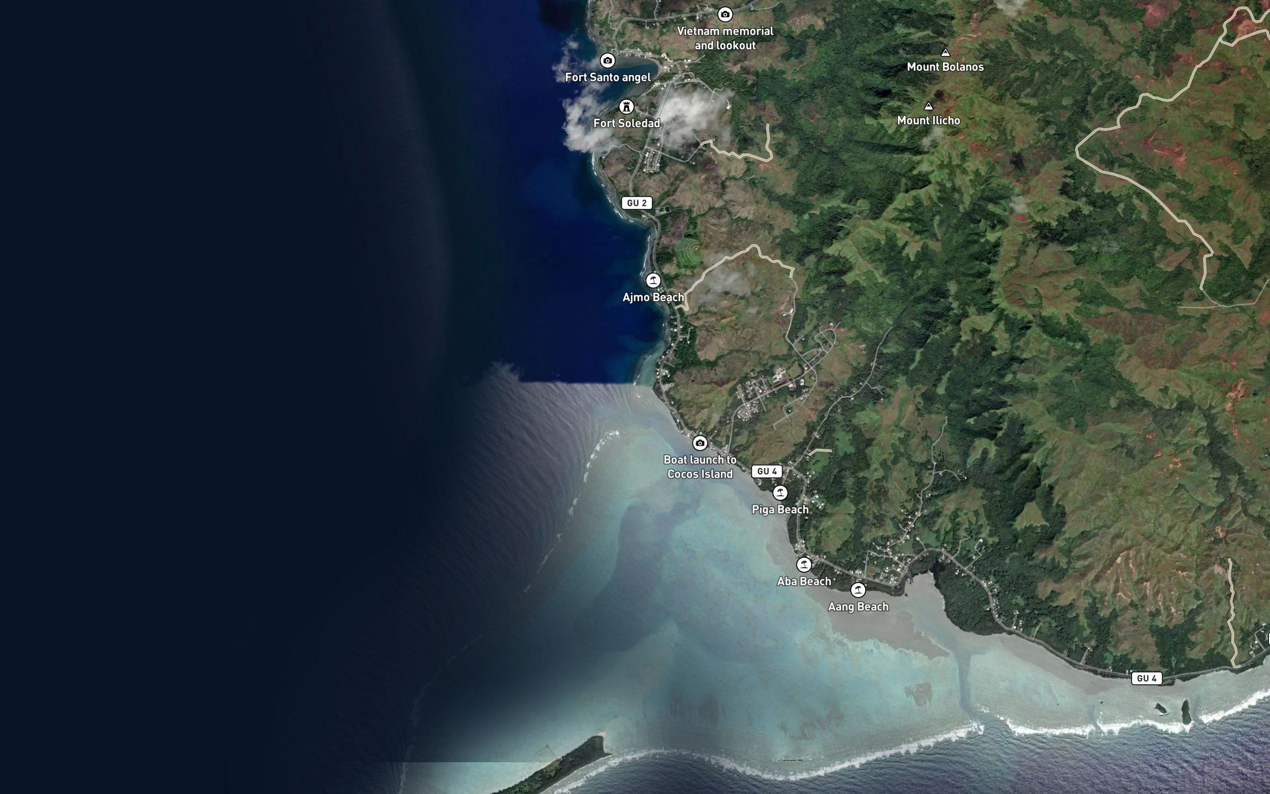 Merizo Fringing Reef Awash