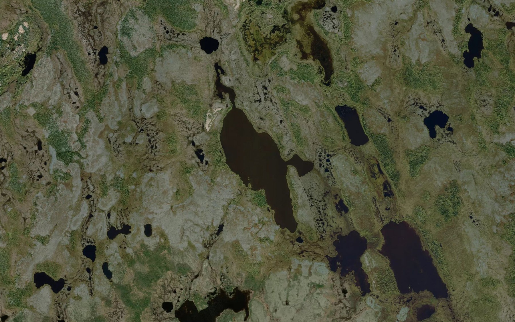 Satellite map of the Sellgren Lake