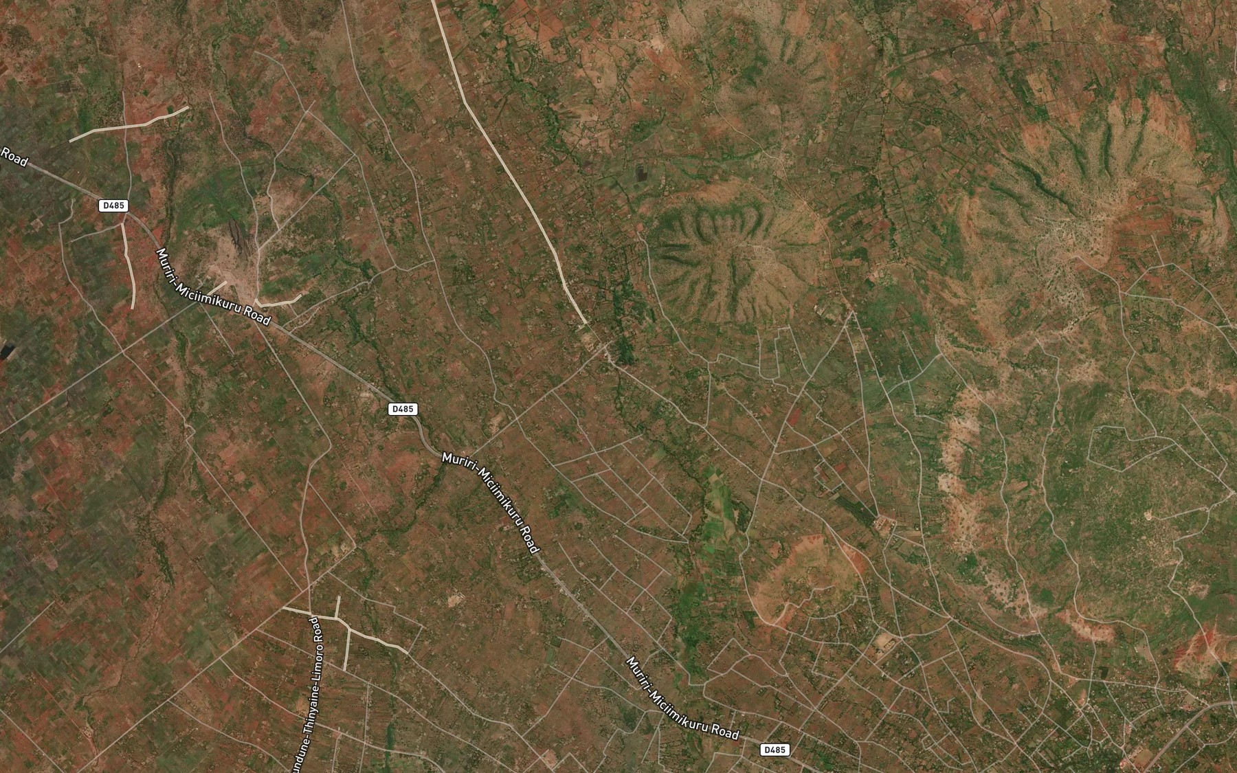 Satellite map of the Kamberia