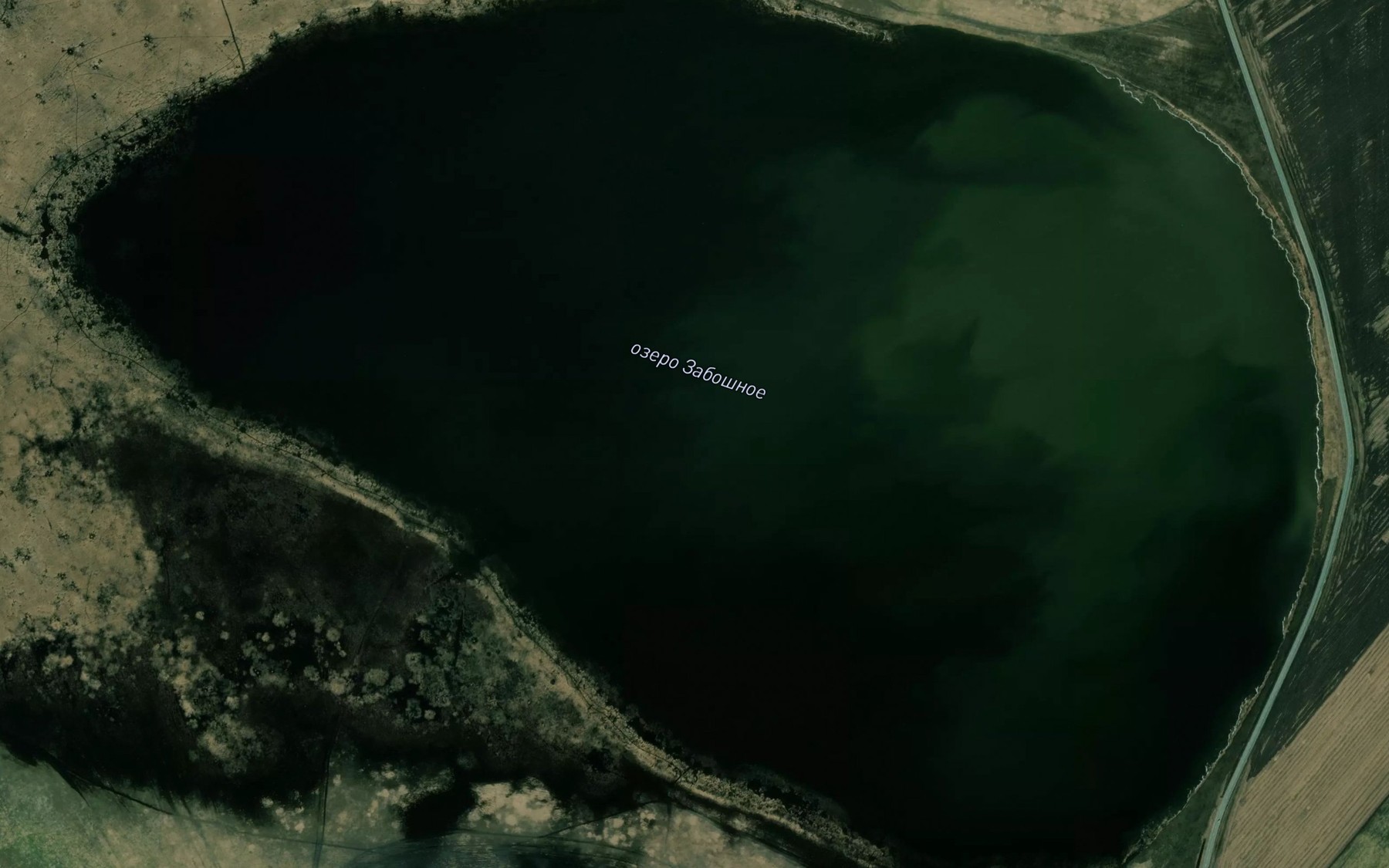 Satellite map of the Ozero Zaboshnoye