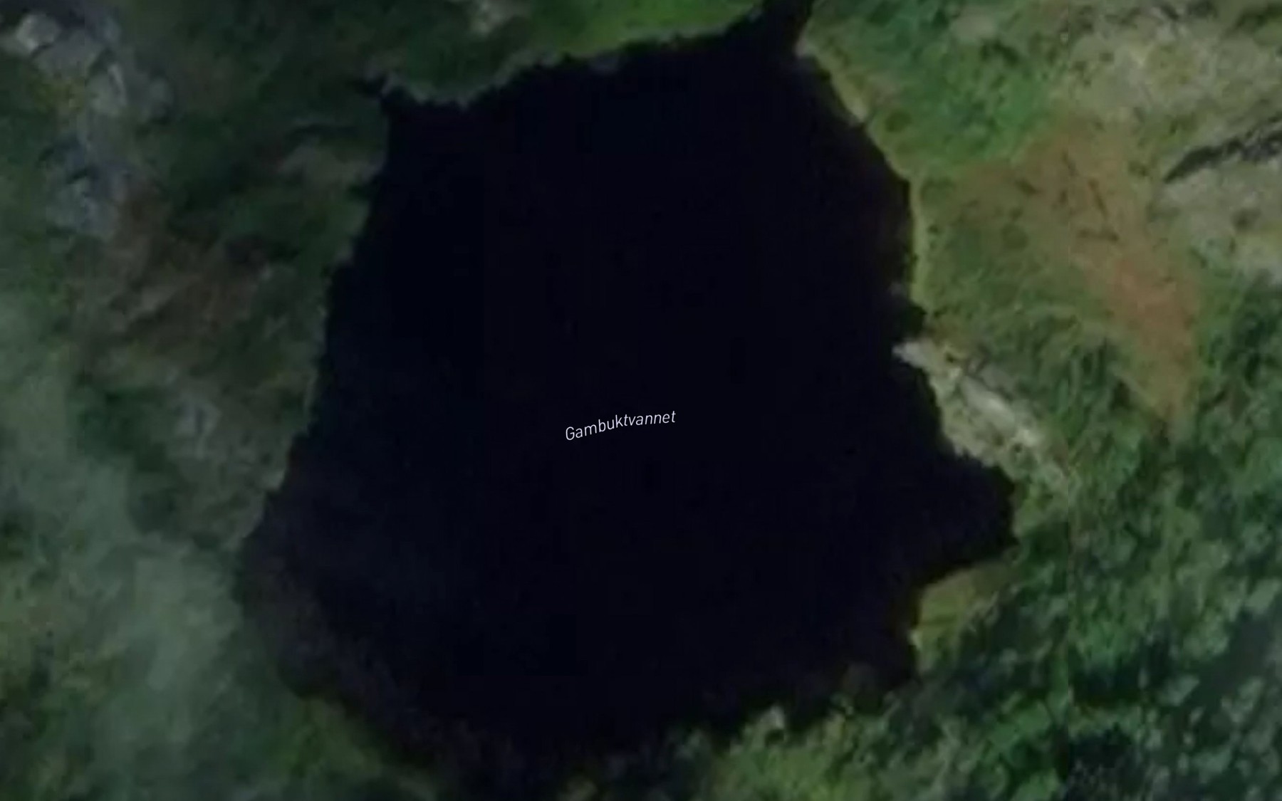 Satellite map of the Gambuktvannet