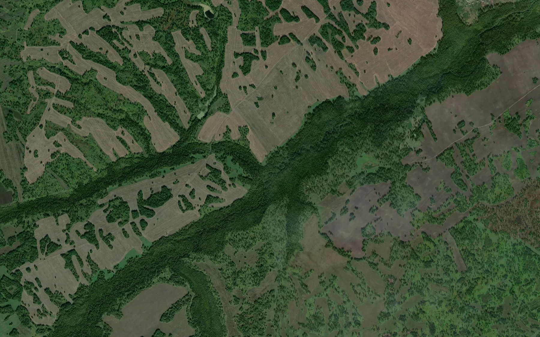 Satellite map of the Kochkatka