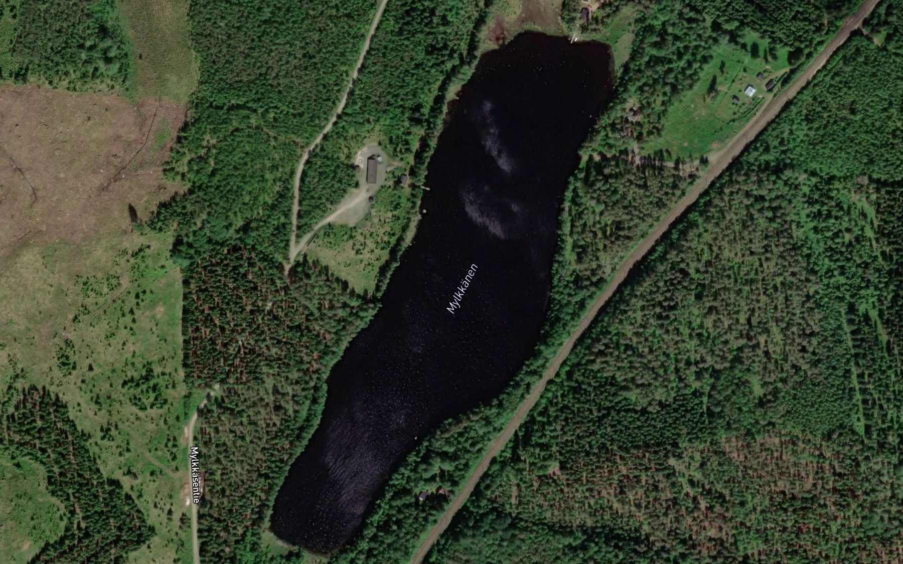 Satellite map of the Mylkkanen