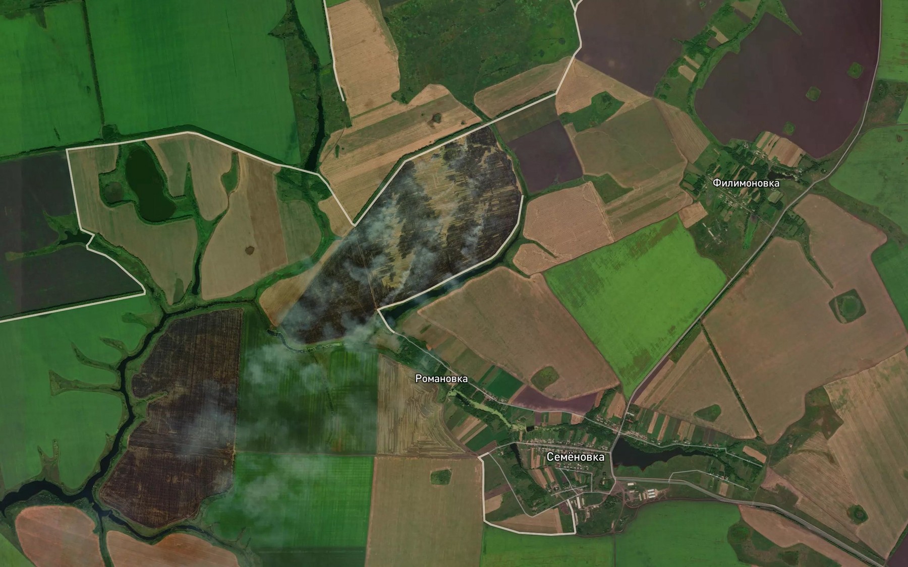 Satellite map of the Prud Byk