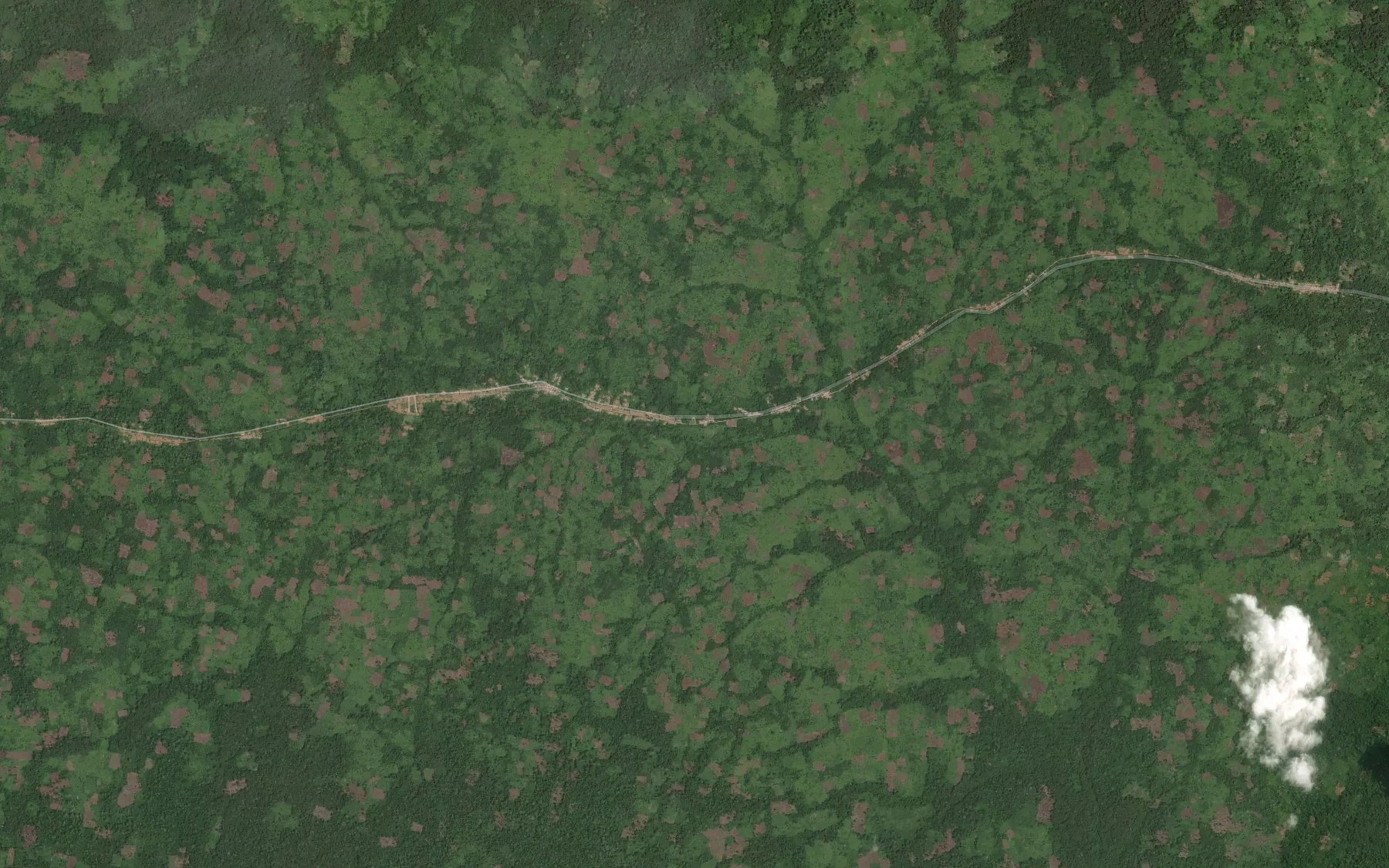 Satellite map of the Poko