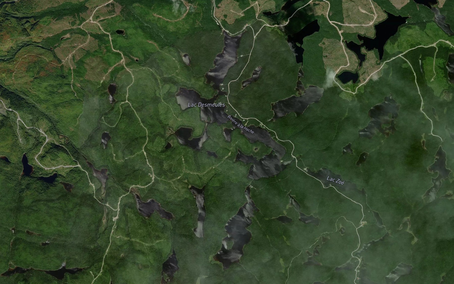 Satellite map of the Lac de la Truie