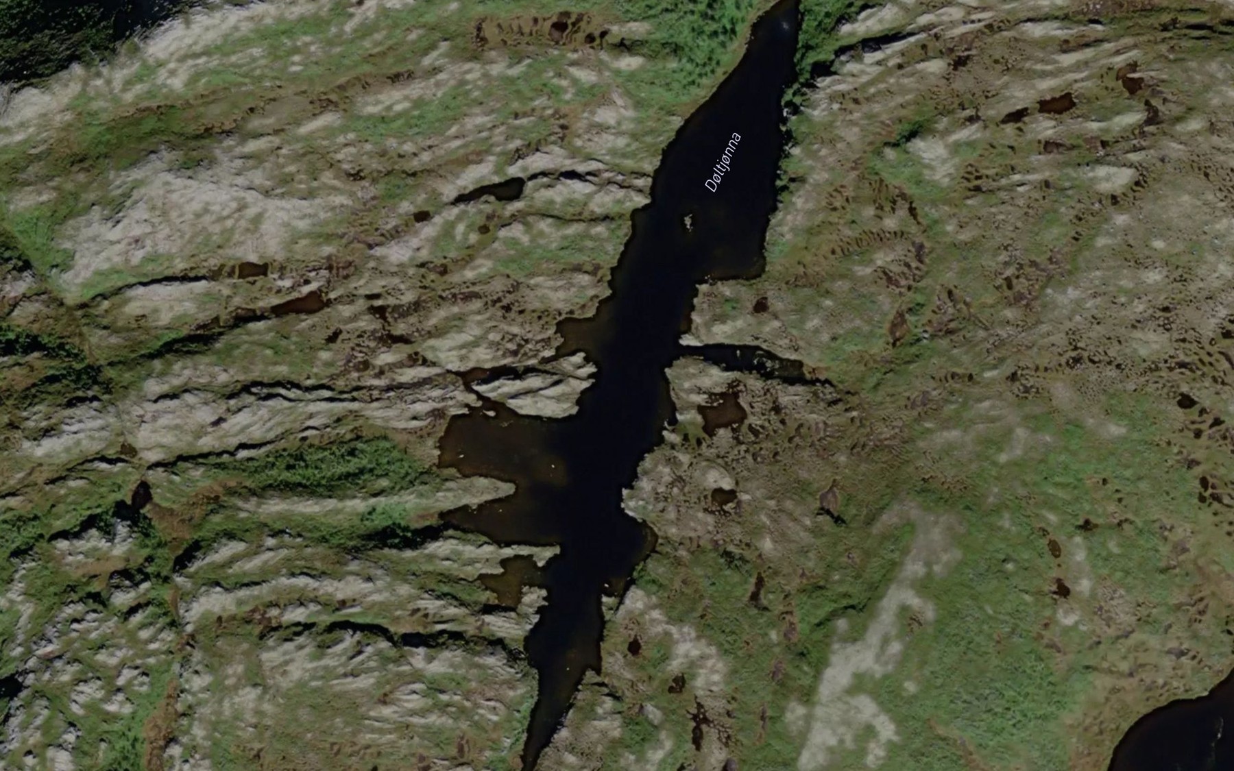 Satellite map of the Doltjorna