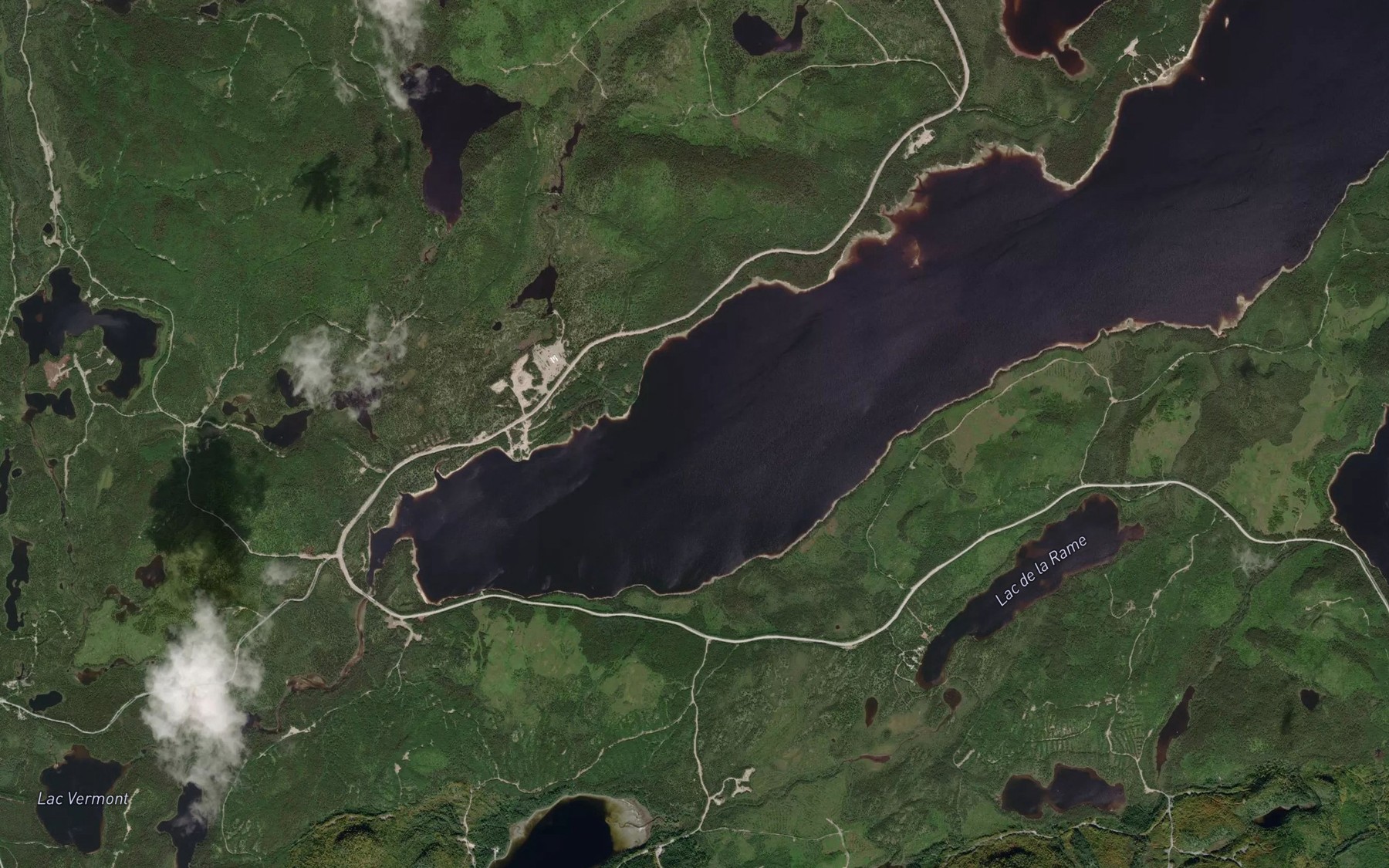 Satellite map of the Baie de la Boiteuse