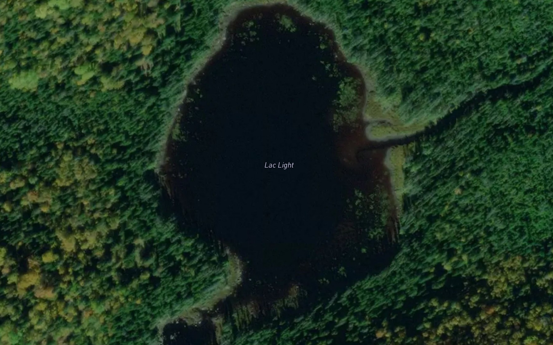 Satellite map of the Lac Light