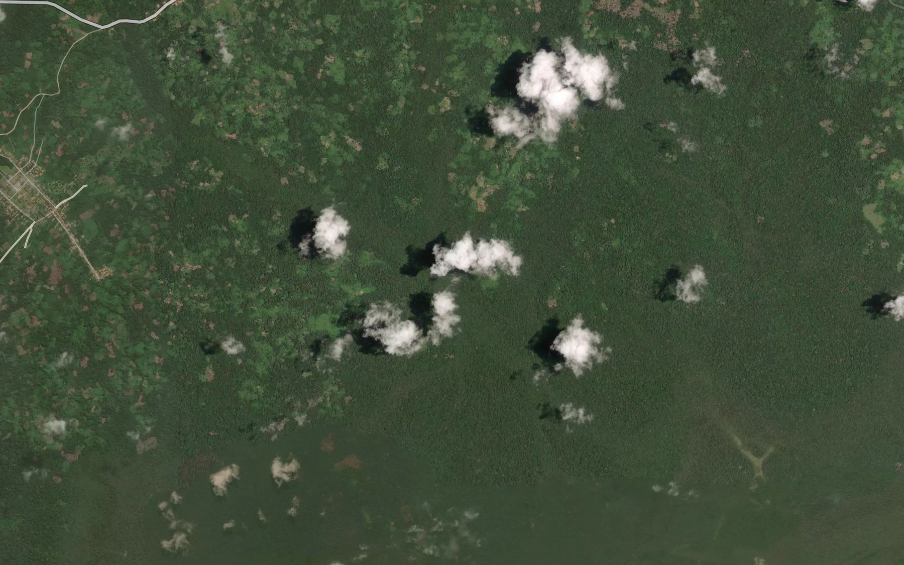 Satellite map of the Boyenge