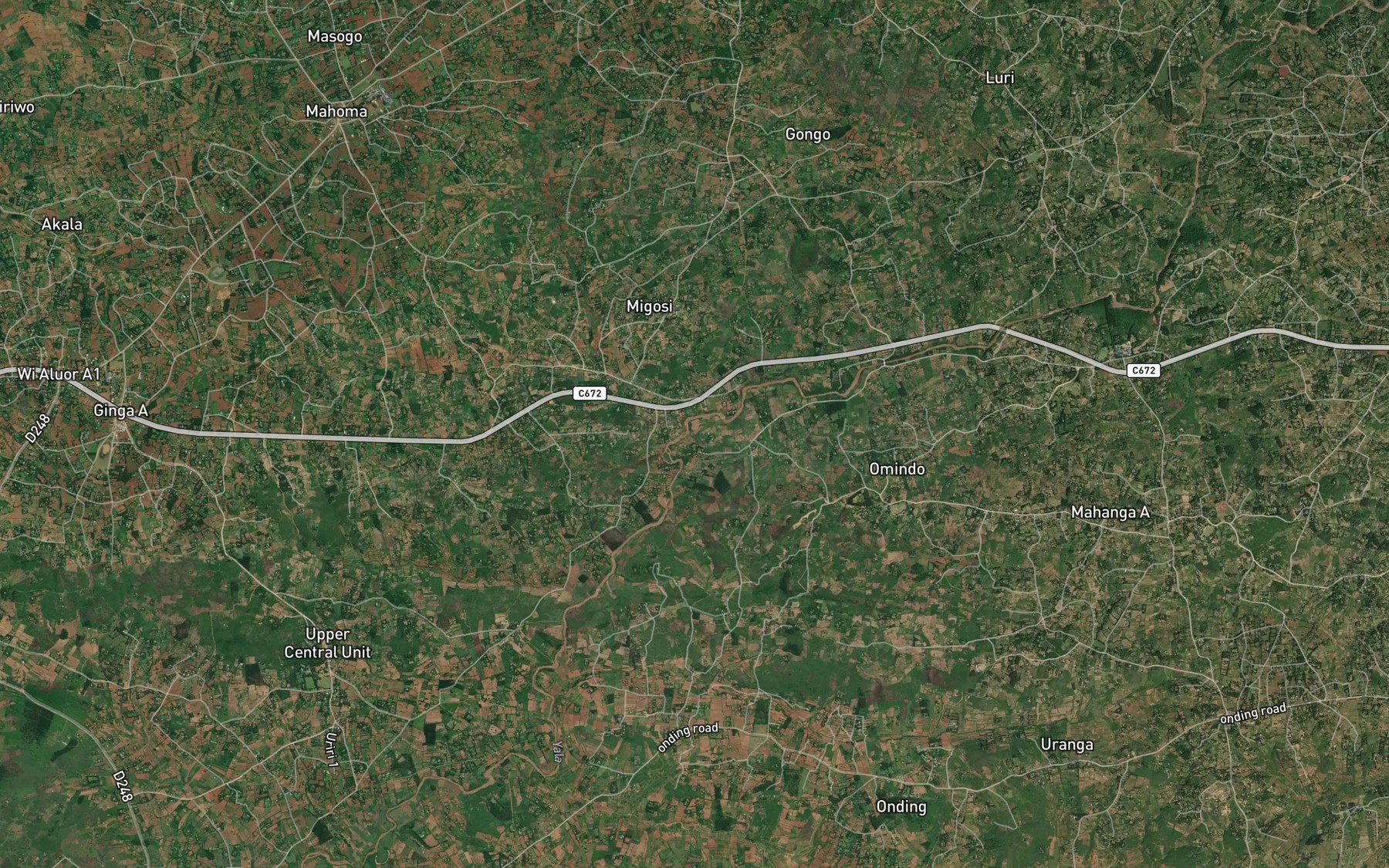 Satellite map of the Mala