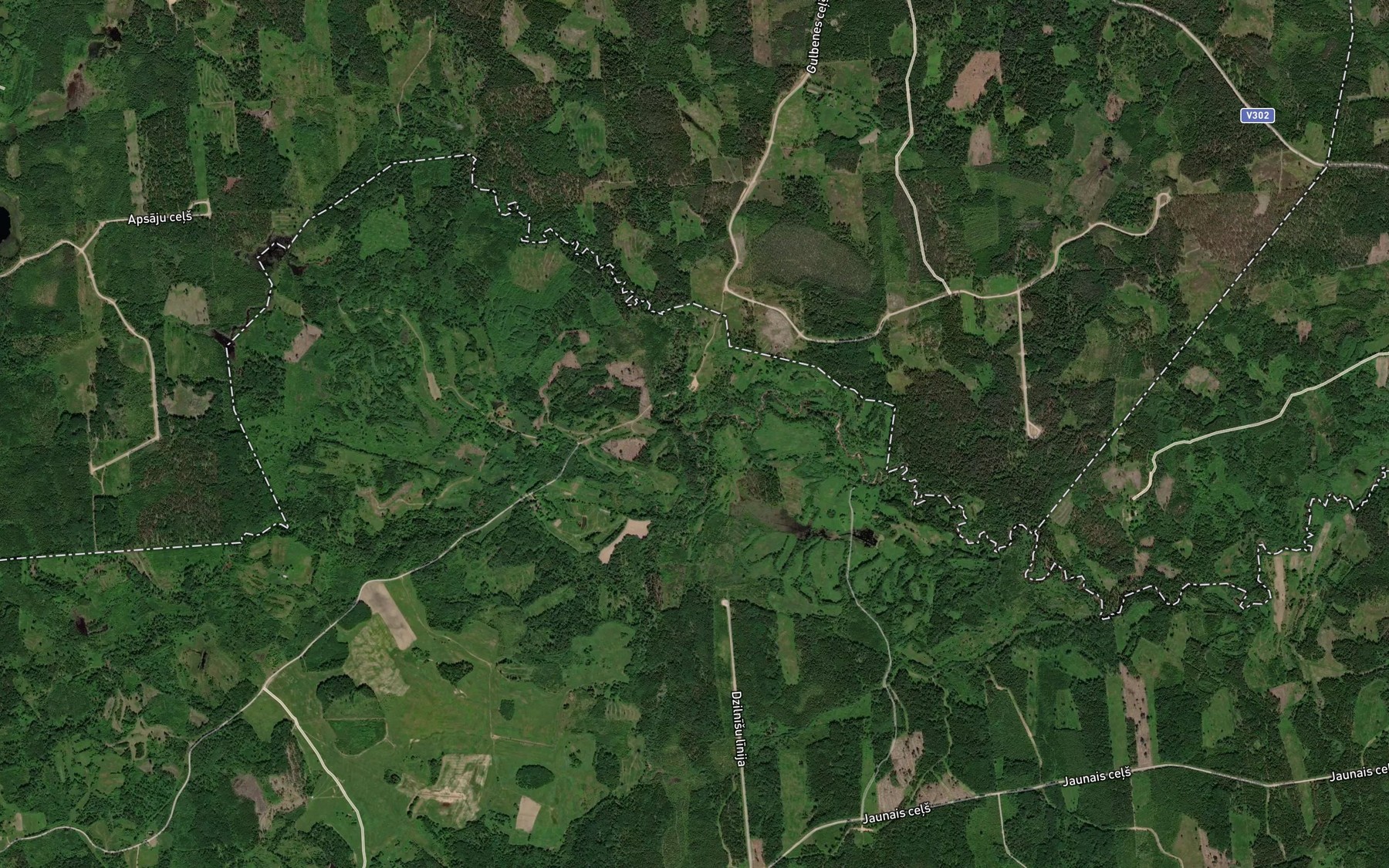 Satellite map of the Aisa