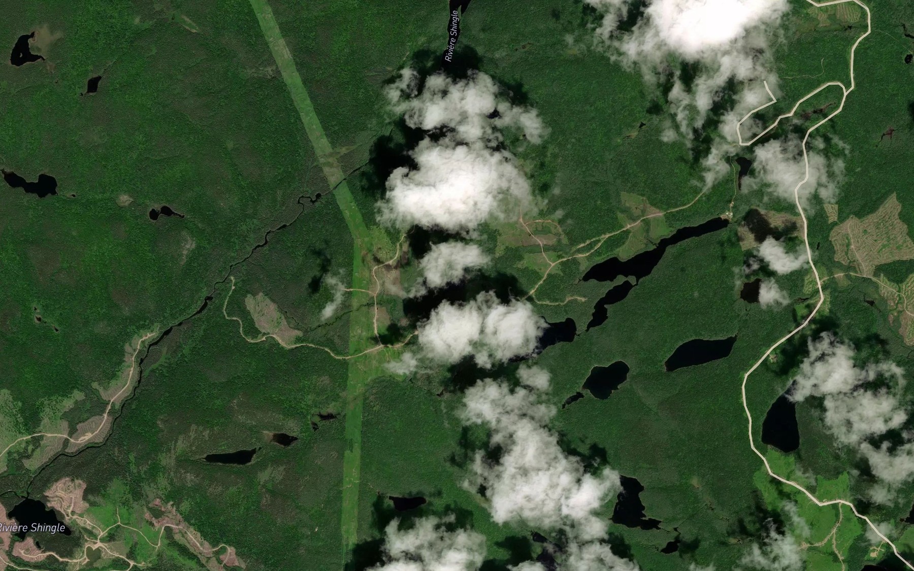 Satellite map of the Lac Dumas