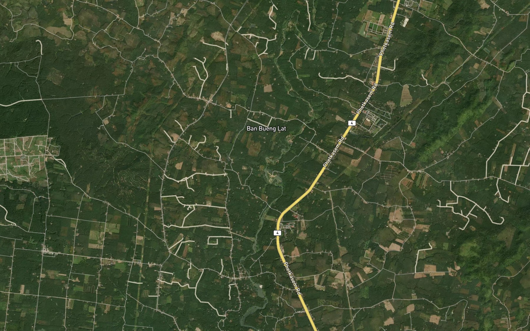 Satellite map of the Khlong Ka Wa