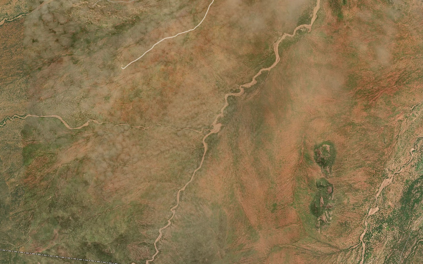 Satellite map of the Norgorono
