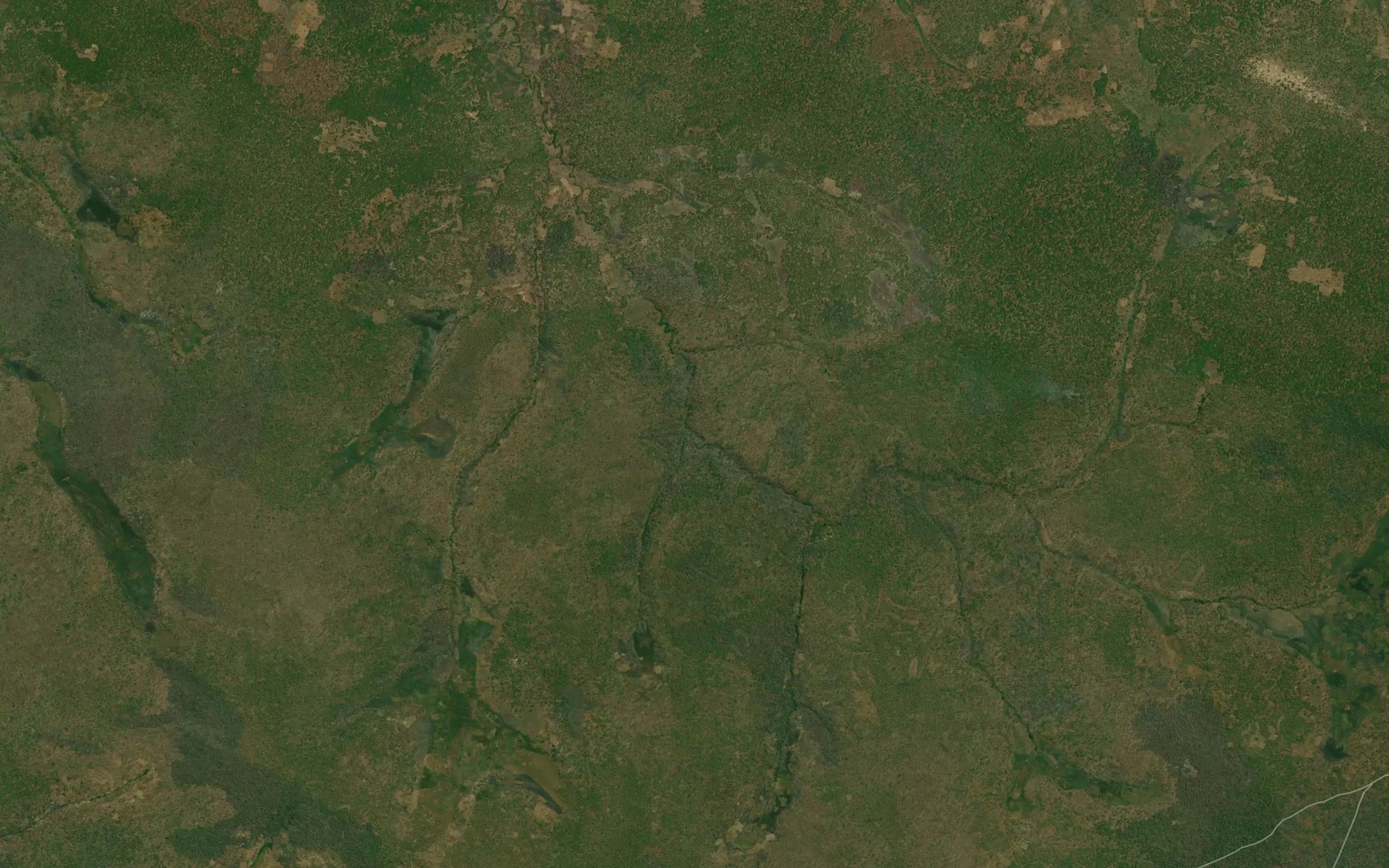 Satellite map of the Kabosa