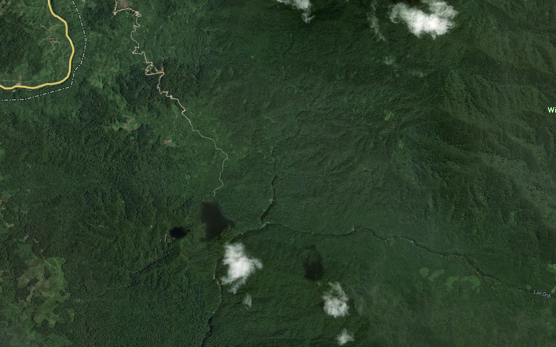 Satellite map of the Lae Dahupan