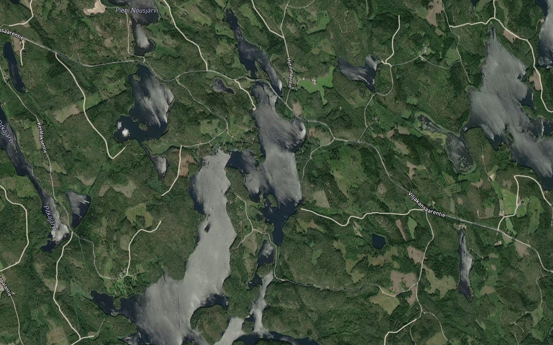 Satellite map of the Louhonlahti