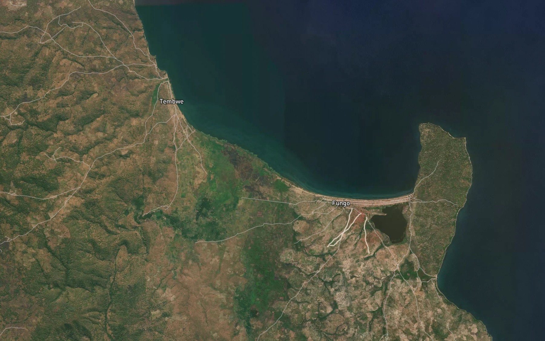 Satellite map of the Lokanda