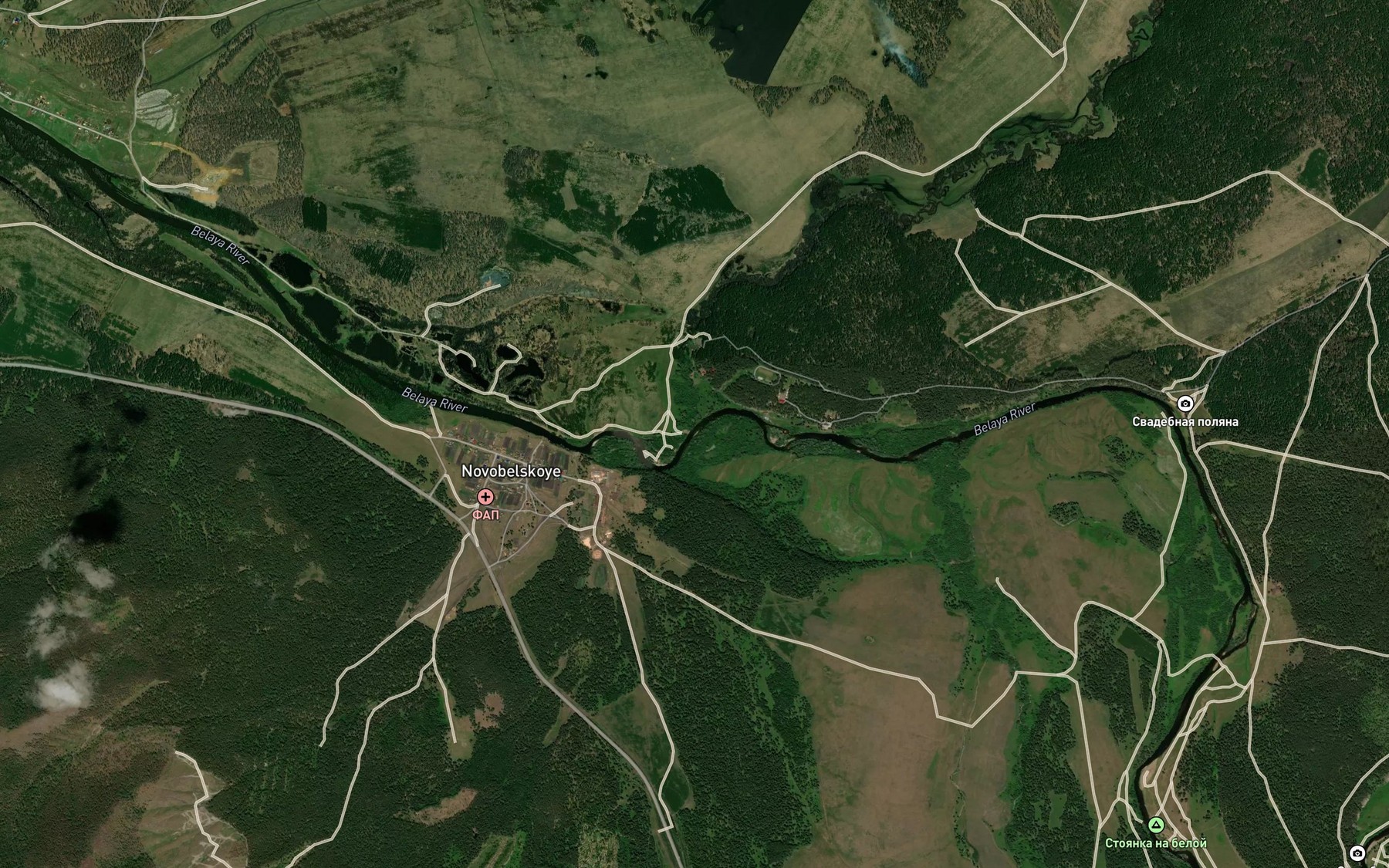 Satellite map of the Buganak