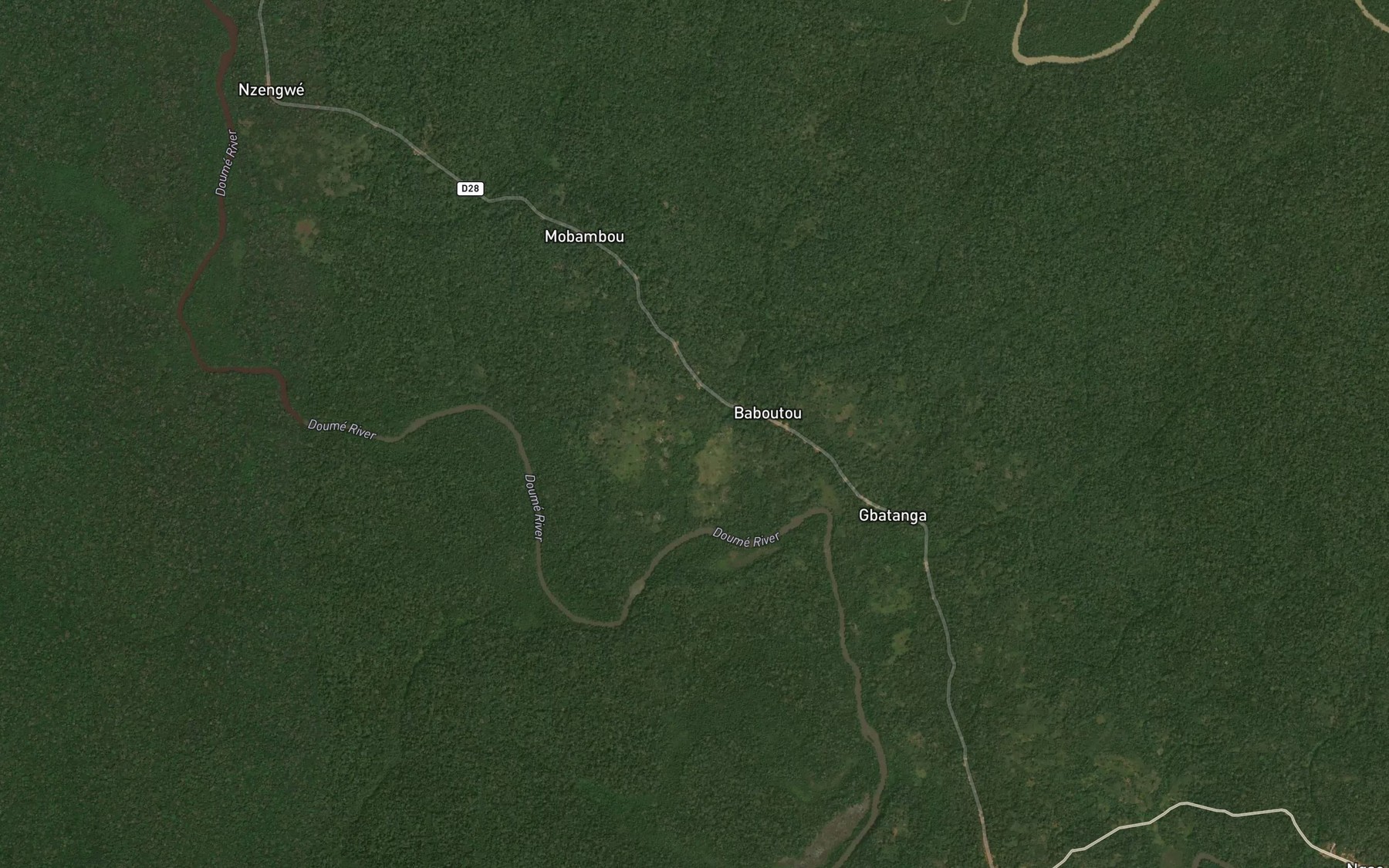 Satellite map of the Pinge
