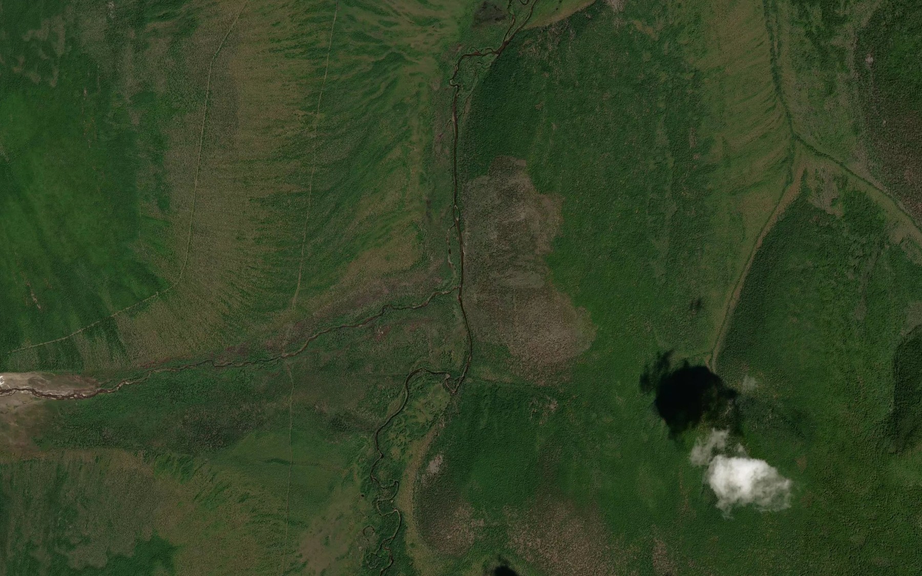 Satellite map of the Lalimu
