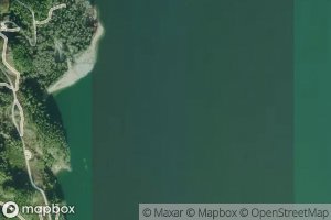 Satellite map of the Cartmell Creek