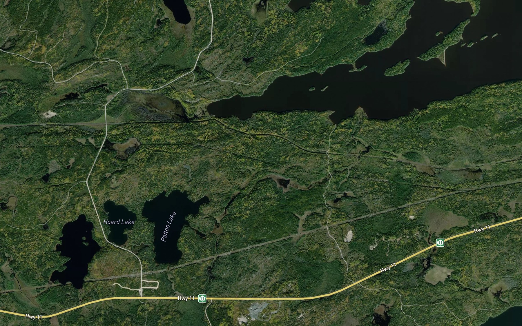 Satellite map of the Olive Bay
