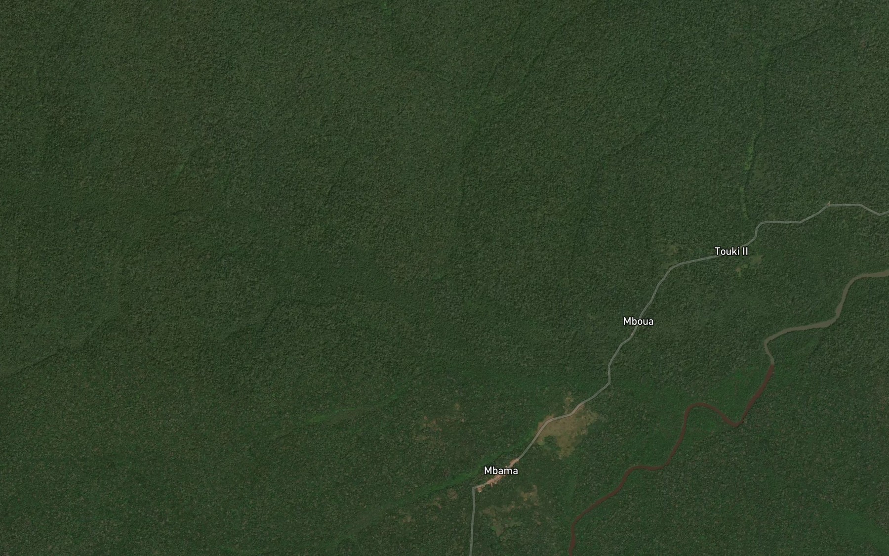 Satellite map of the Niamabo
