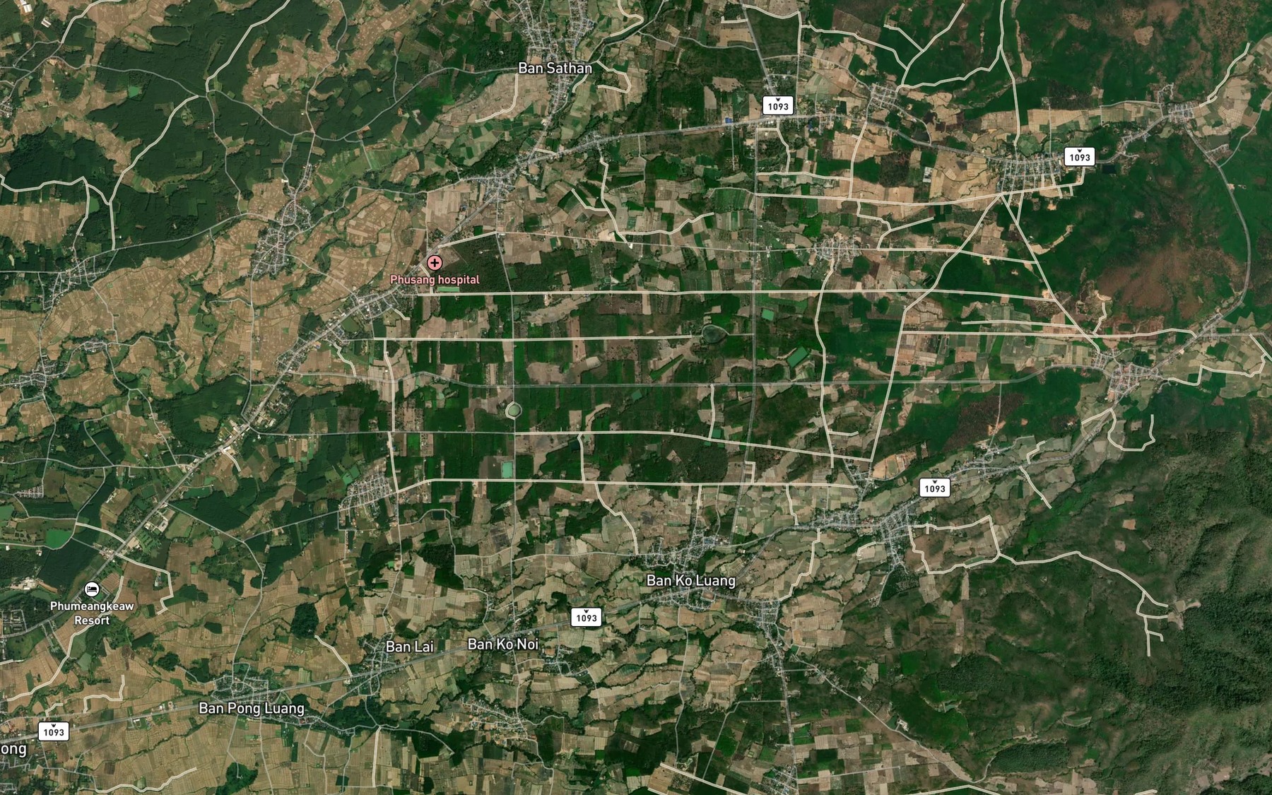 Satellite map of the Nong Luang