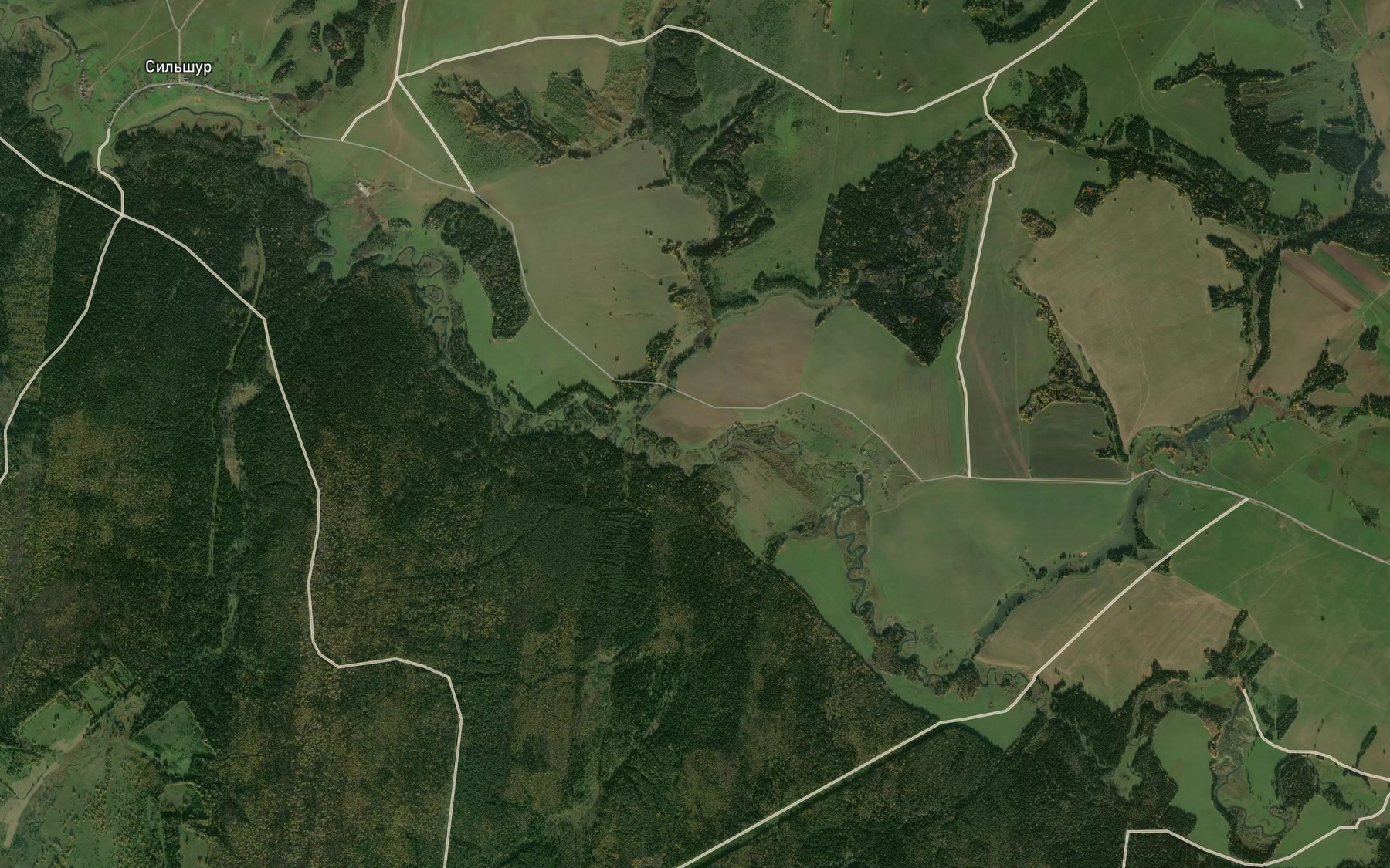 Satellite map of the Kabakshur