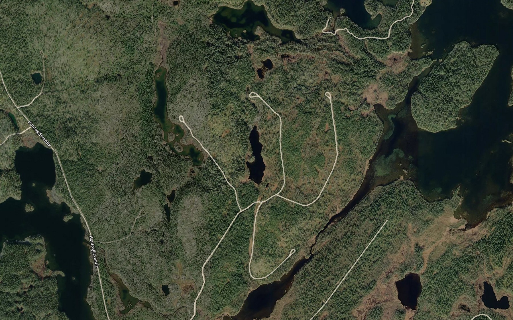 Satellite map of the Ucca Puallameennamjaavras
