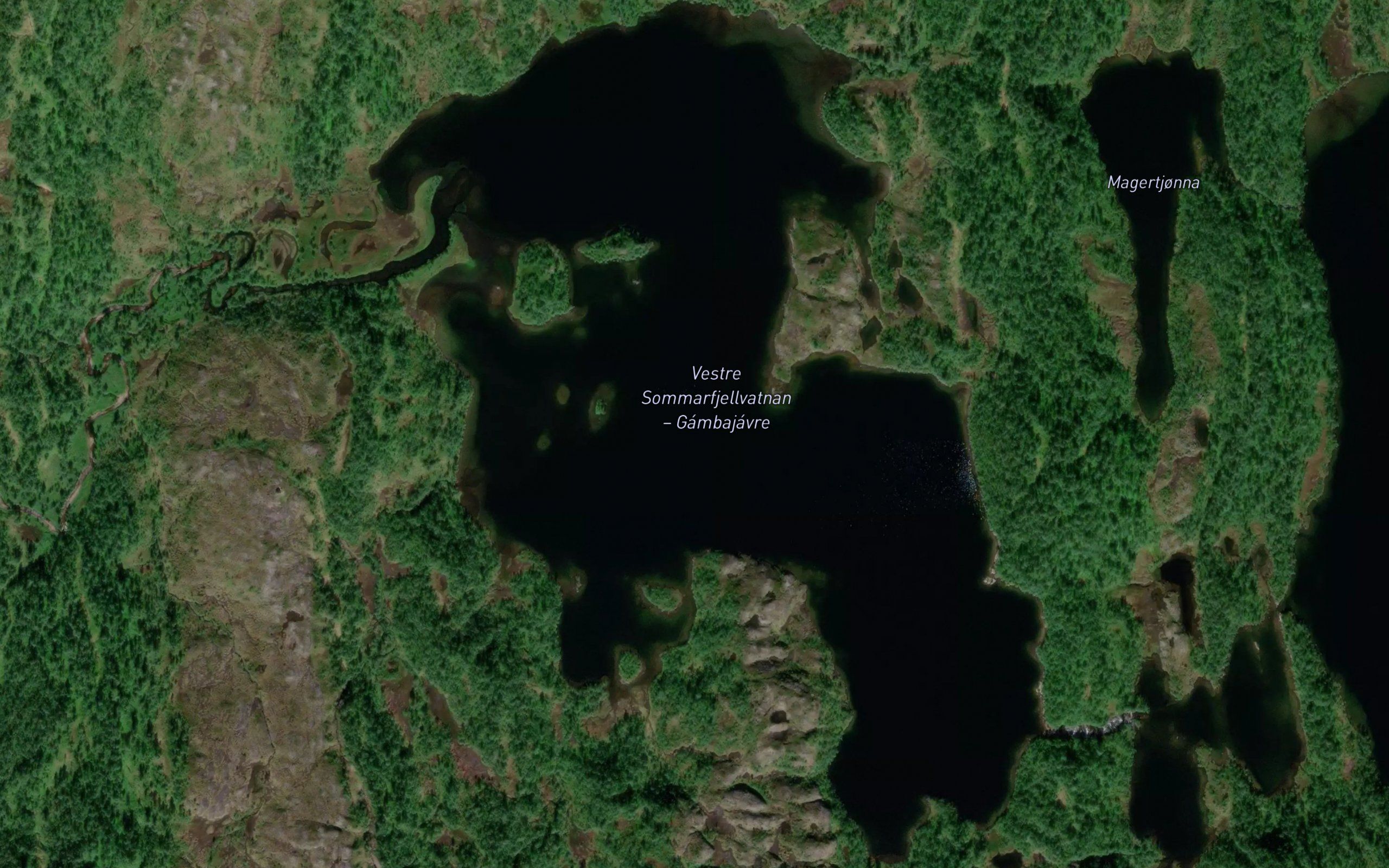 Sommarfjellvatnan,vestre