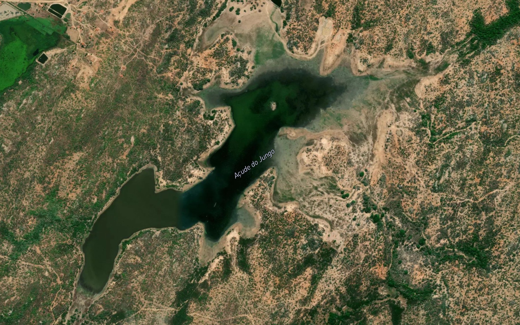 Satellite map of the Lagoa Grande