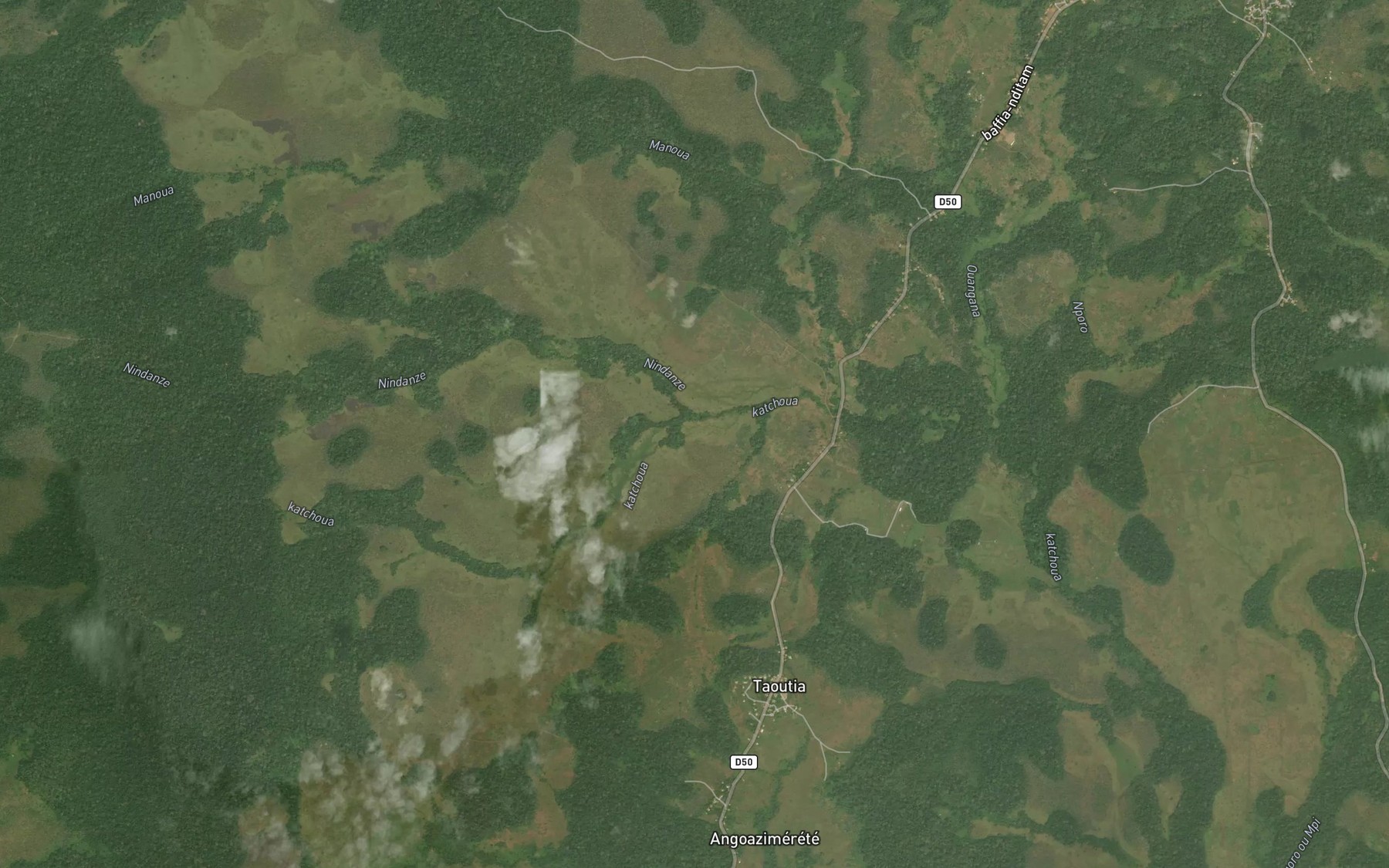 Satellite map of the Katchoua