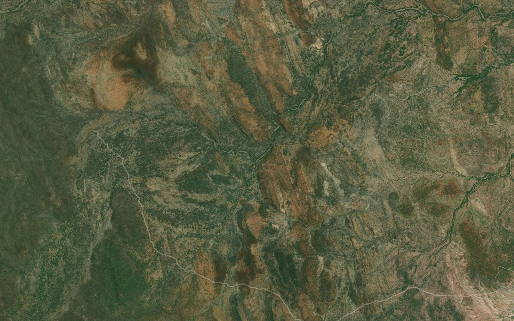 Satellite map of the Nathekuna