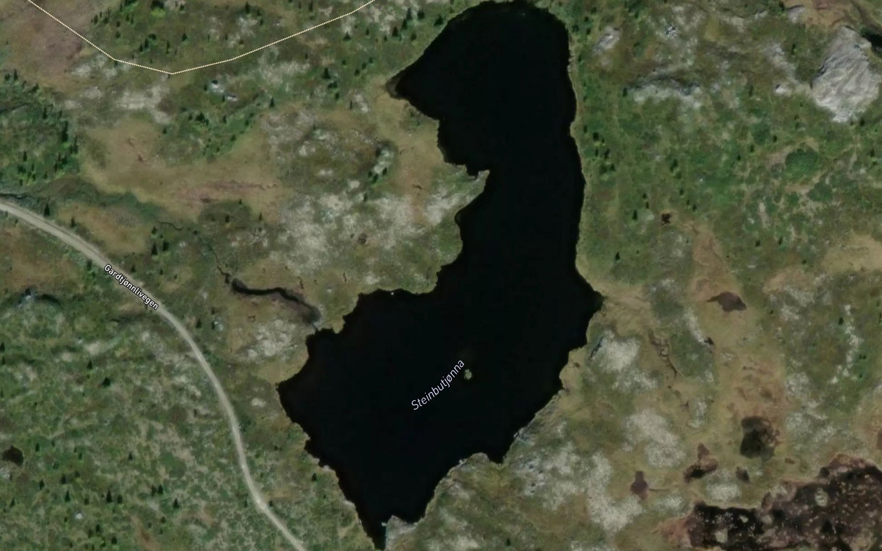 Satellite map of the Steinbutjonna