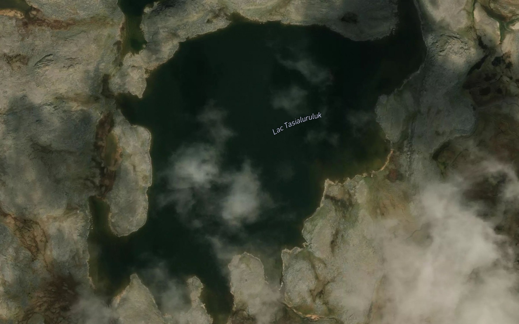 Satellite map of the Lac Tasialuruluk