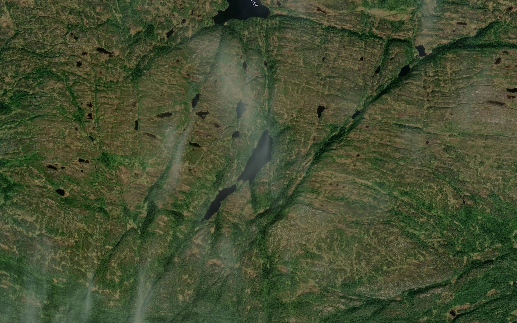 Satellite map of the Rollsjoan