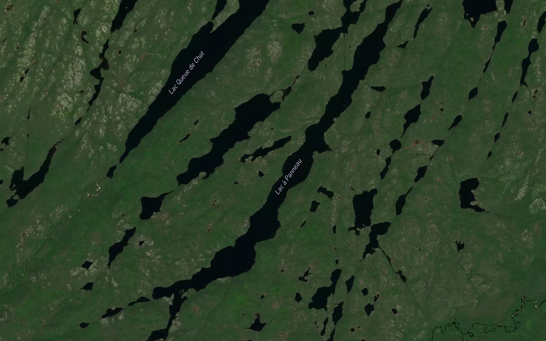 Satellite map of the Lac a Panneau