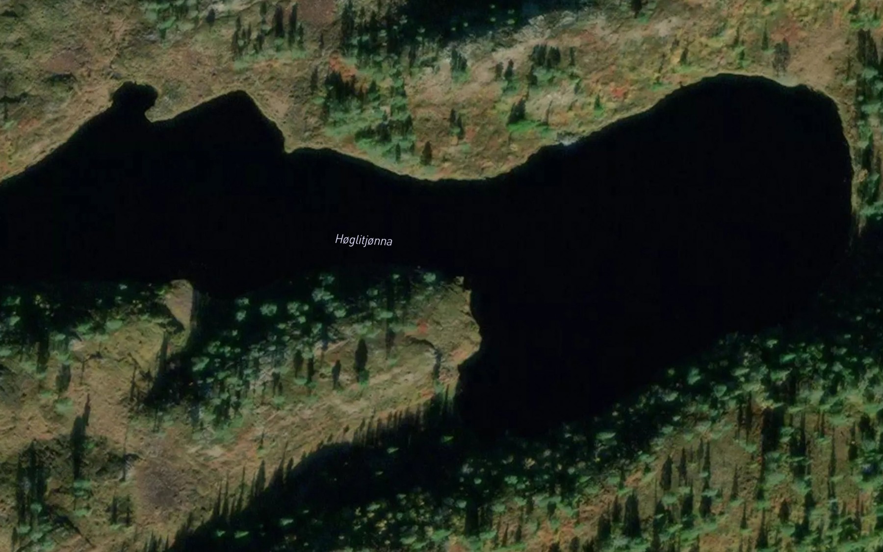 Satellite map of the Hoglitjorna