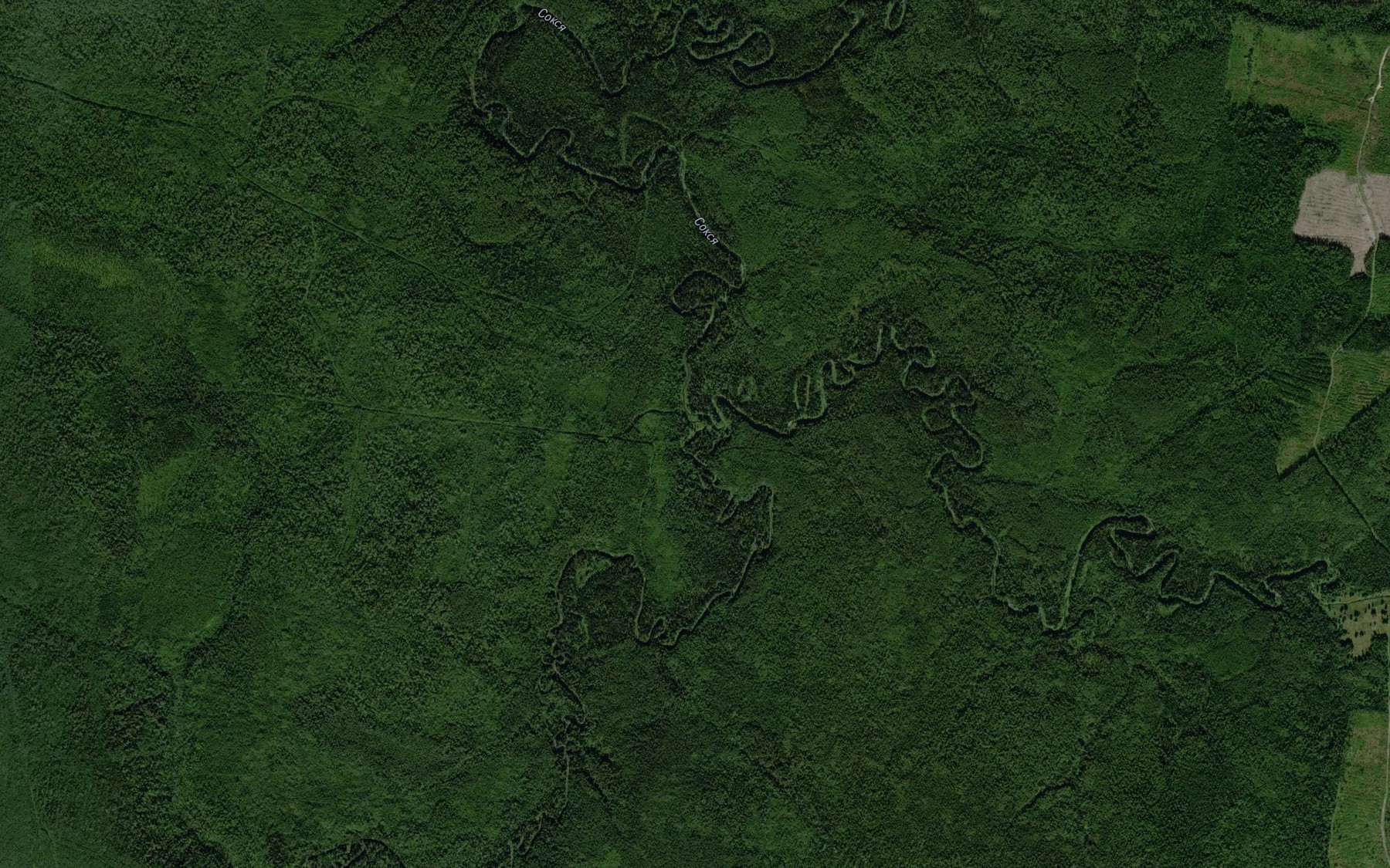 Satellite map of the Sokskiy Vazyug