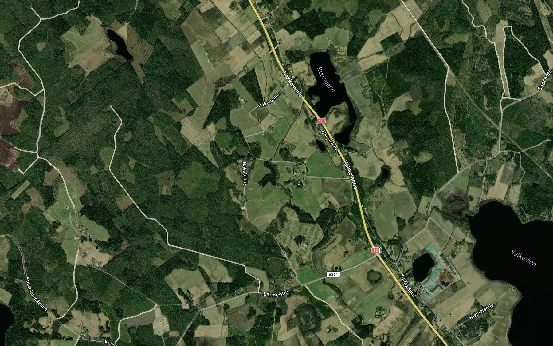 Satellite map of the Myllykoski