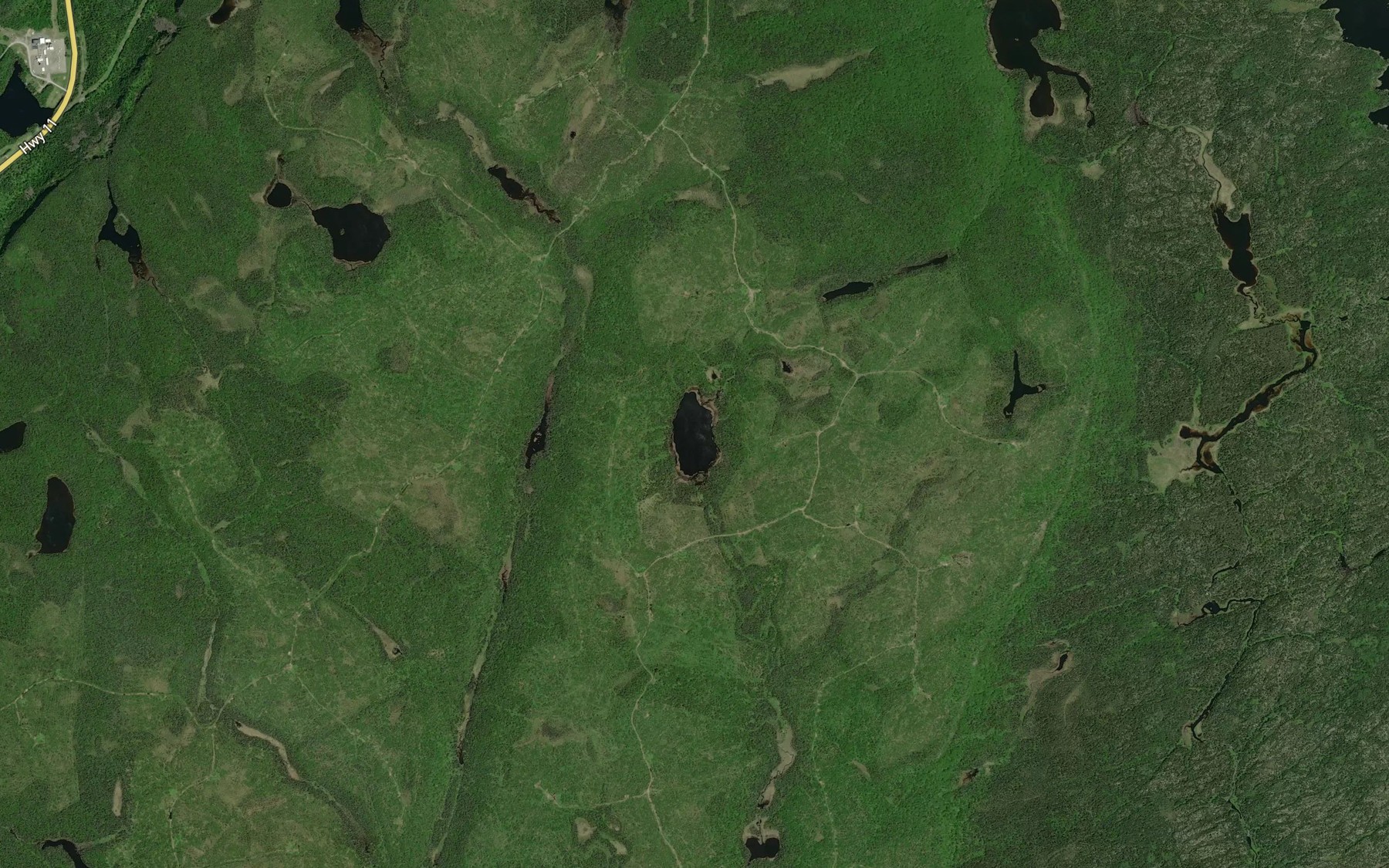 Satellite map of the Jeem Lake