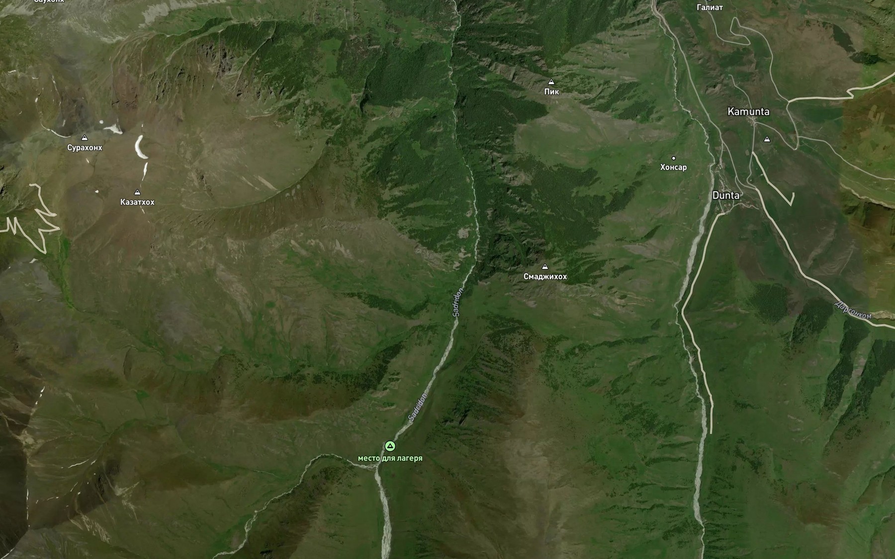 Satellite map of the Skattykom
