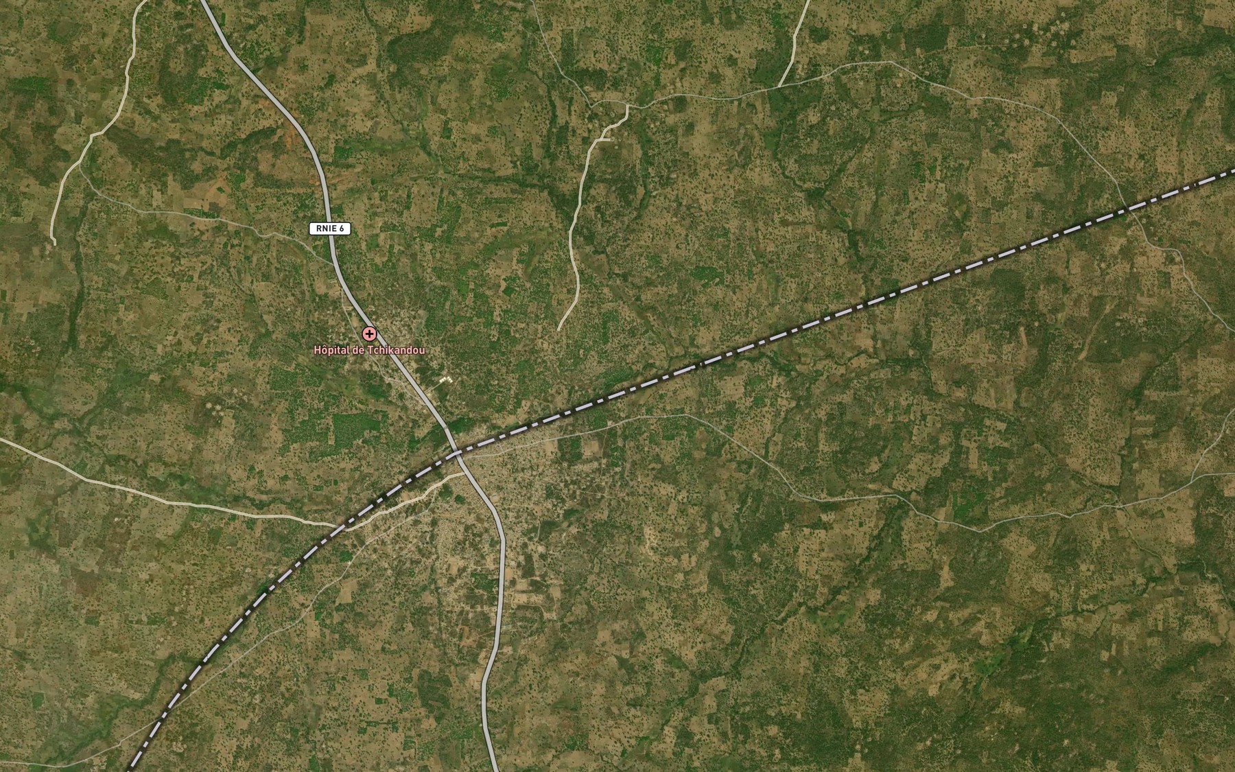 Satellite map of the River Kararibiana