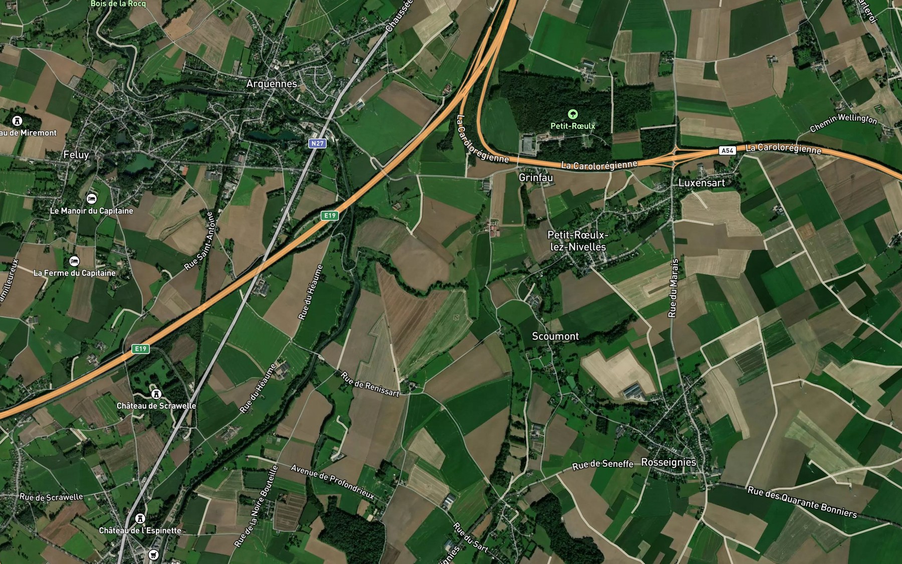 Satellite map of the Renissart
